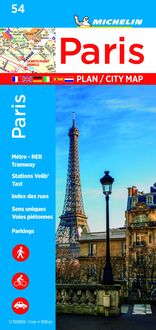 Produktbild: Michelin Stadtplan Paris
