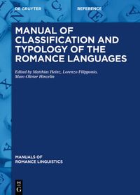 Produktbild: Manual of Classification and Typology of the Romance Languages