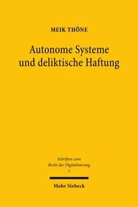 Produktbild: Autonome Systeme und deliktische Haftung