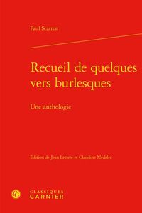 Produktbild: Recueil de Quelques Vers Burlesques - Une Anthologie