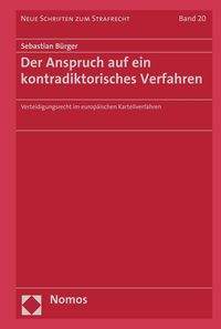 Produktbild: Der Anspruch auf ein kontradiktorisches Verfahren
