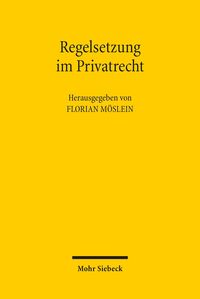 Bild vom Artikel Regelsetzung im Privatrecht vom Autor 