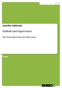 Produktbild: Fu&szlig;ball und Supervision