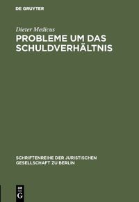 Produktbild: Probleme um das Schuldverh&auml;ltnis