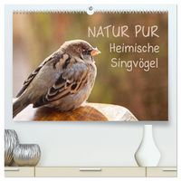 Produktbild: NATUR PUR Heimische Singv&ouml;gel (hochwertiger Premium Wandkalender 2027 DIN A2 quer), Kunstdruck in Hochglanz