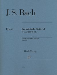 Produktbild: Johann Sebastian Bach - Franz&ouml;sische Suite VI E-dur BWV 817