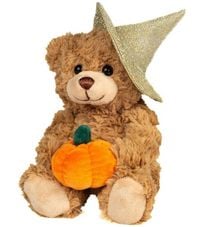 Produktbild: Teddy Hermann 94611 - Halloween Teddy mit K&uuml;rbis, Pl&uuml;sch, 20 cm