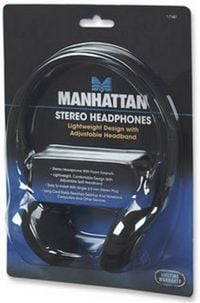 Produktbild: Manhattan 177481 On Ear Kopfh&ouml;rer kabelgebunden Schwarz