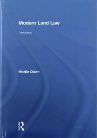 Produktbild: Dixon, M: Modern Land Law