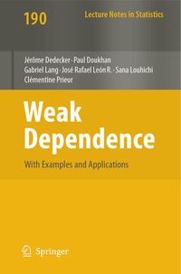 Produktbild: Weak Dependence: With Examples and Applications