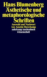 Produktbild: &Auml;sthetische und metaphorologische Schriften