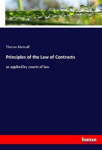 Produktbild: Principles of the Law of Contracts