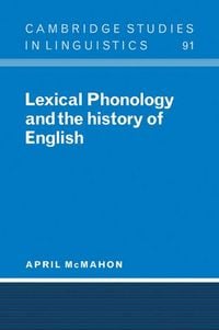 Produktbild: Lexical Phonology and the History of English