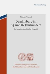 Produktbild: Quedlinburg im 14. und 16. Jahrhundert