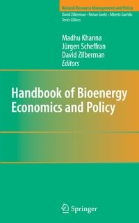Produktbild: Handbook of Bioenergy Economics and Policy