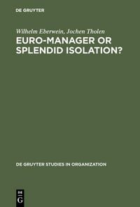 Produktbild: Euro-Manager or Splendid Isolation?
