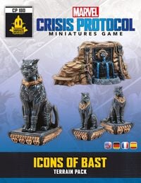 Produktbild: Marvel Crisis Protocol - Icons of Bast (Ikonen von Bast) DE/EN/ES/FR