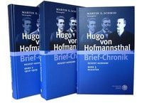 Produktbild: Hugo von Hofmannsthal - Brief-Chronik, 3 Bde.