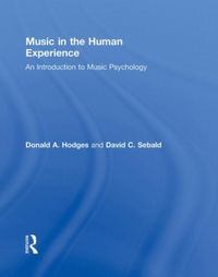 Produktbild: Hodges, D: Music in the Human Experience