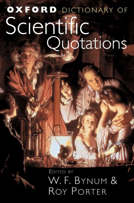 Produktbild: Oxford Dictionary of Scientific Quotations
