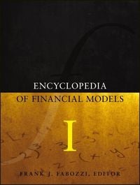 Produktbild: Encyclopedia of Financial Models, Volume I