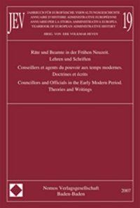 Produktbild: Jahrbuch f&uuml;r europ&auml;ische Verwaltungsgeschichte, Band 19. Ann