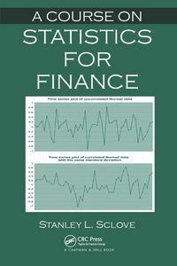 Produktbild: A Course on Statistics for Finance