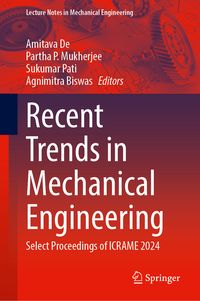 Produktbild: Recent Trends in Mechanical Engineering