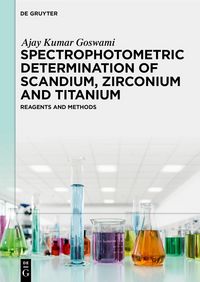 Produktbild: Spectrophotometric Determination of Scandium, Zirconium and Titanium