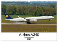 Produktbild: Airbus A340 Der fliegende Bleistift (Wandkalender 2027 DIN A2 quer), CALVENDO Monatskalender