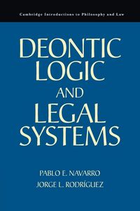 Produktbild: Deontic Logic and Legal Systems