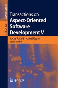 Produktbild: Transactions on Aspect-Oriented Software Development V
