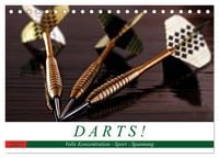Produktbild: Darts. Konzentration - Sport - Spannung (Tischkalender 2027 DIN A5 quer), CALVENDO Monatskalender
