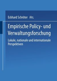 Produktbild: Empirische Policy- und Verwaltungsforschung