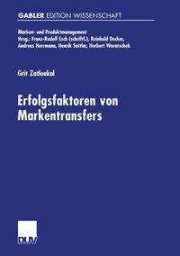 Bild vom Artikel Erfolgsfaktoren von Markentransfers vom Autor Grit Zatloukal