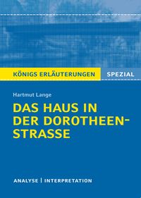 Produktbild: Das Haus in der Dorotheenstra&szlig;e von Hartmut Lange.