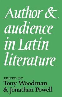 Produktbild: Author and Audience in Latin Literature