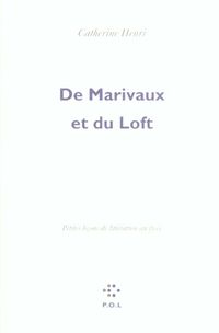 Produktbild: De Marivaux et du Loft