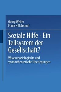 Produktbild: Soziale Hilfe - Ein Teilsystem der Gesellschaft?