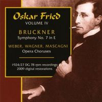 Produktbild: Fried/Chor & Kapelle Der Staatsoper Berlin: Oskar Fried-Sche