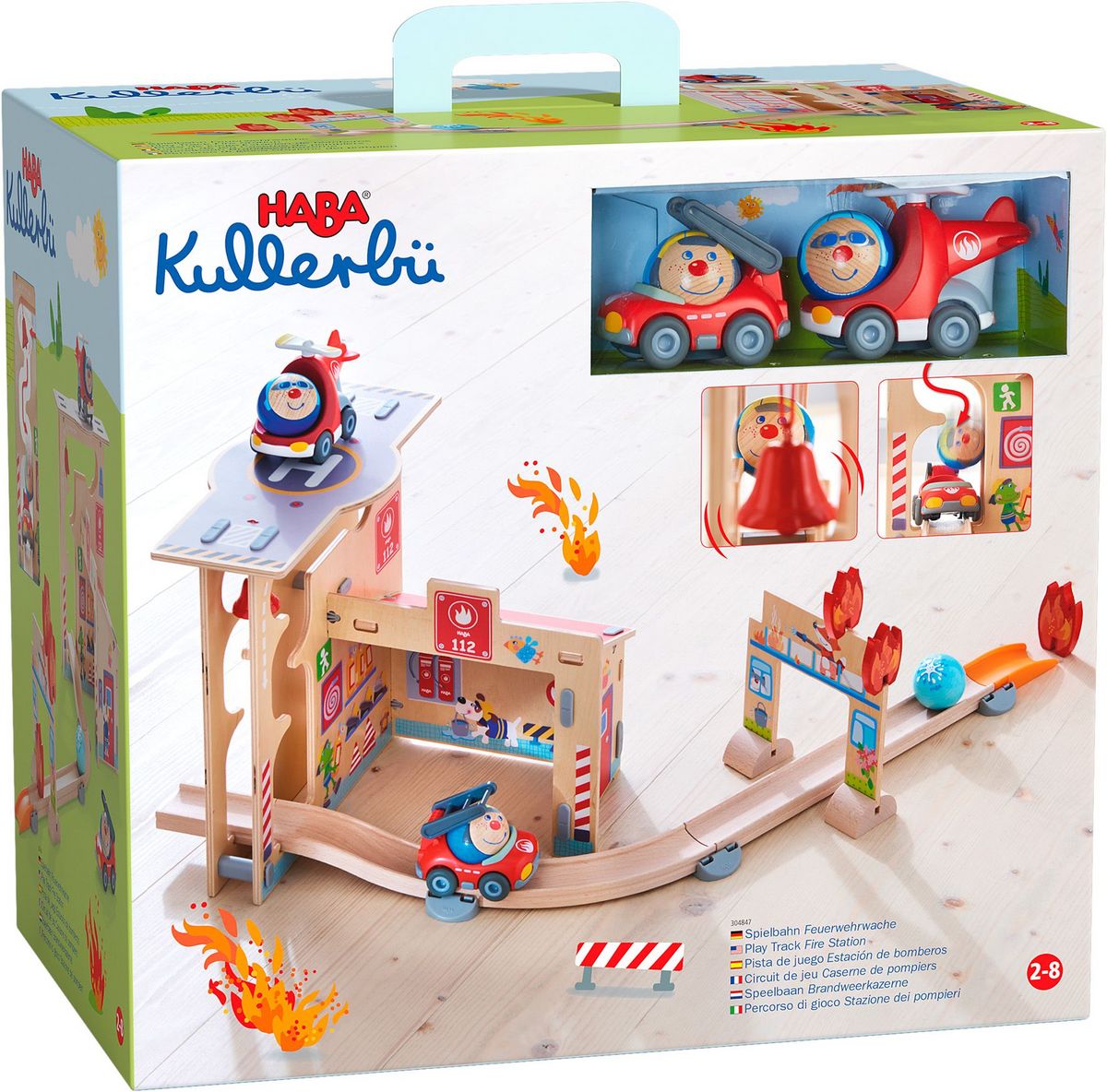 Voiture Sport Rouge HABA Kullerbü - Avec Moteur à Friction Et Siège Pour Peluche - Enfants 2+