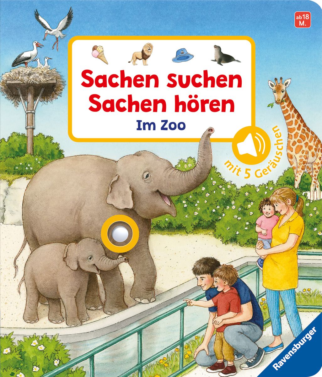 Sachen suchen, Sachen hören: Im Zoo' von 'Frauke Nahrgang' - Buch