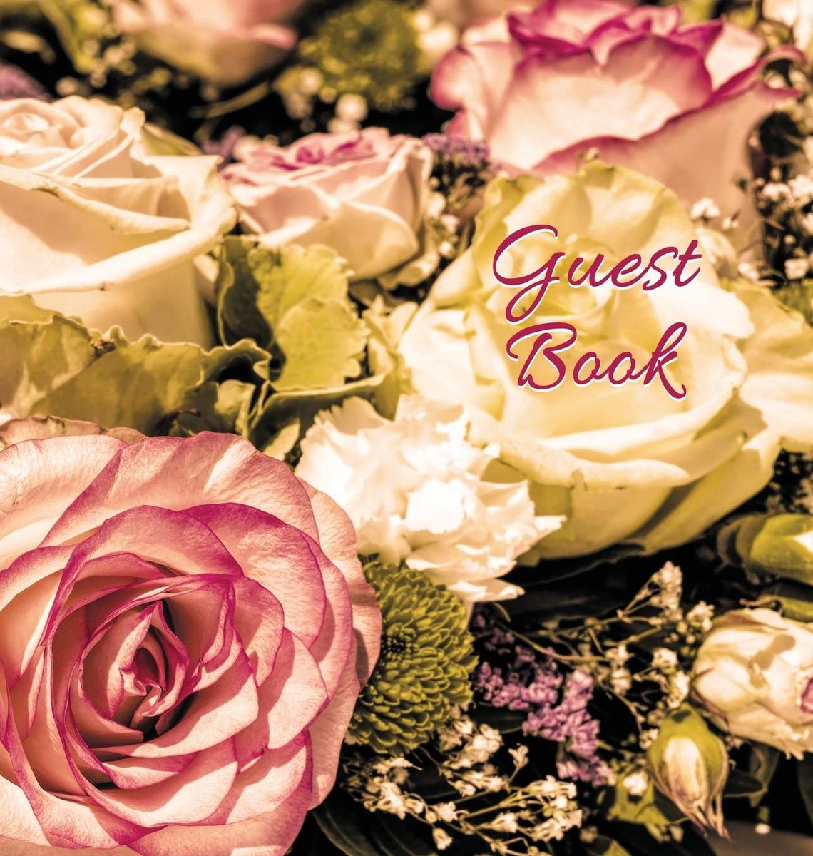 'Wedding Guest Book (HARDCOVER) for Wedding Ceremonies, Anniversaries