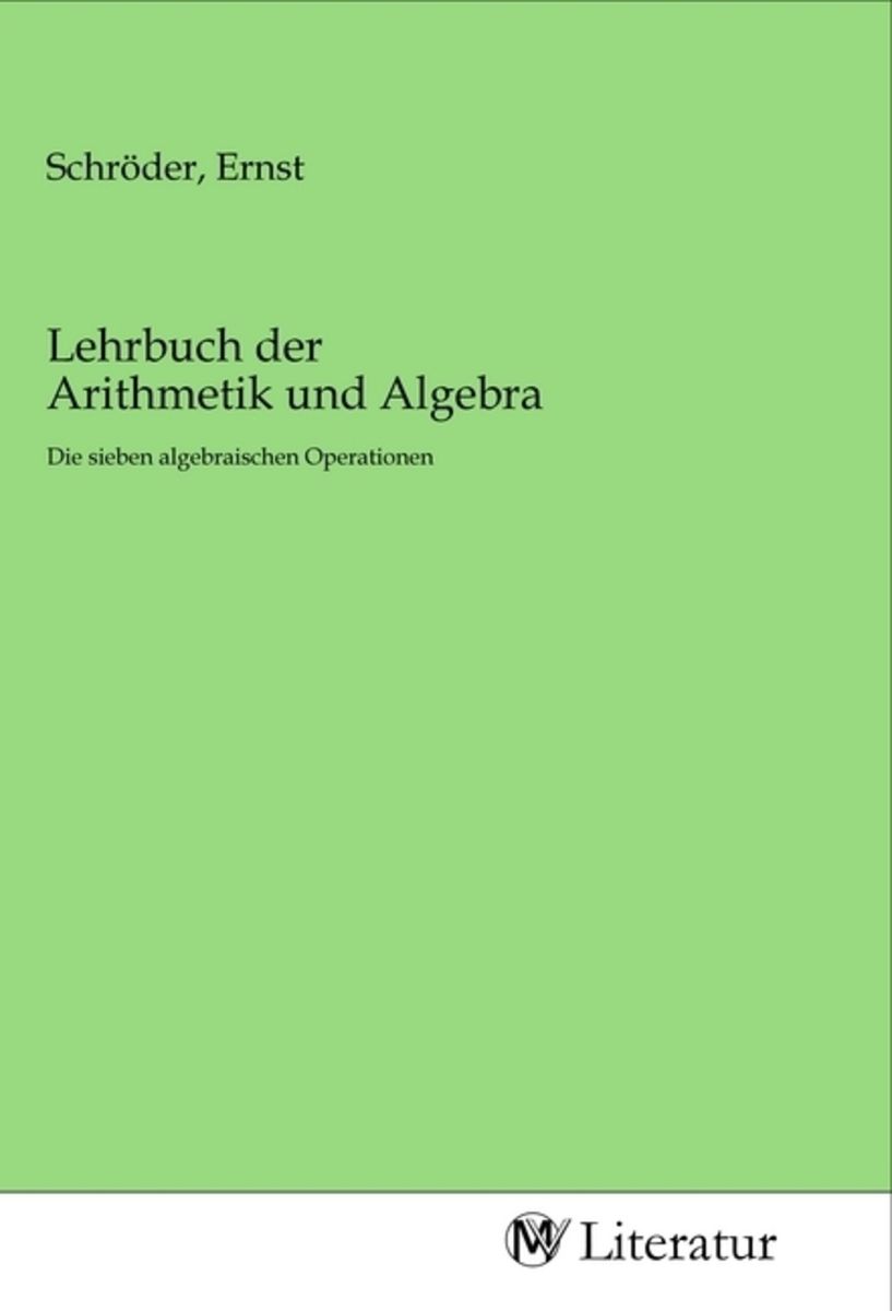 "Lehrbuch der Arithmetik und Algebra" online kaufen