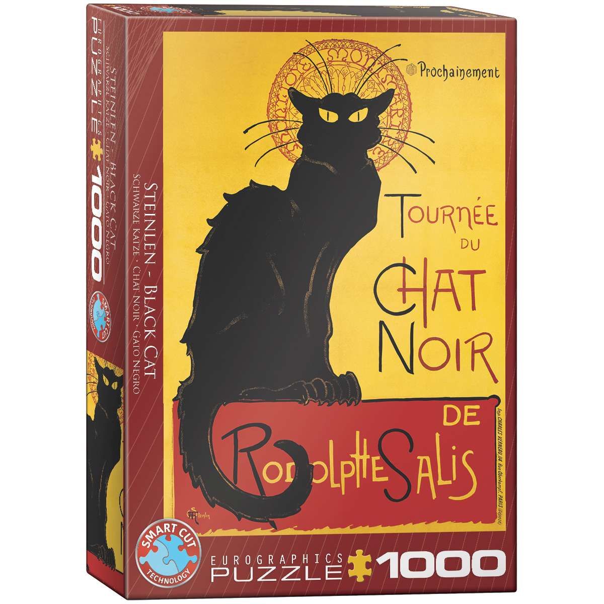 Eurographics 6000-1399 - Chat Noir - Die schwarze Katze, Puzzle, 1.000  Teile' kaufen - Spielwaren