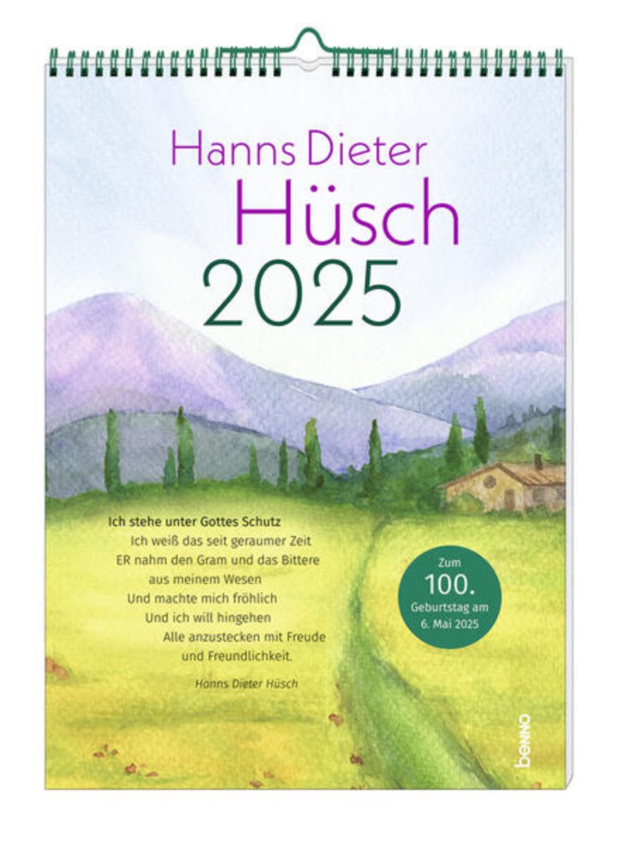 'Hanns Dieter Hüsch 2025' 'Wandkalender'