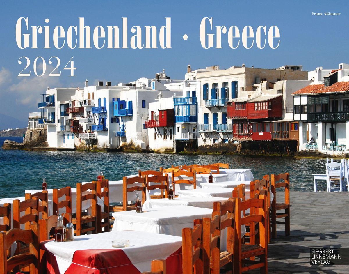 'Griechenland 2024 GroßformatKalender 58 x 45,5 cm' 'Panoramakalender