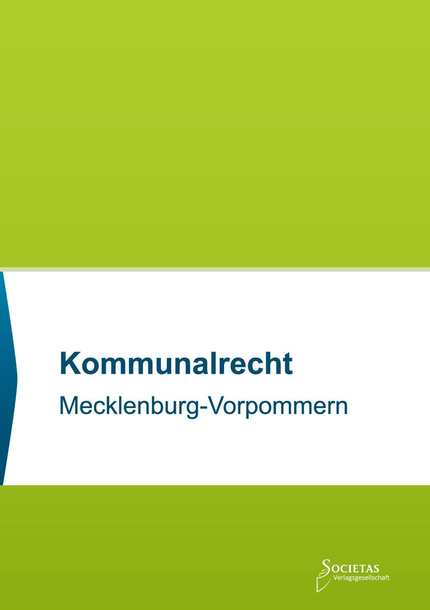Kommunalrecht Fälle Und Lösungen Kommunalrecht Mecklenburg-Vorpommern - Buch | Thalia
