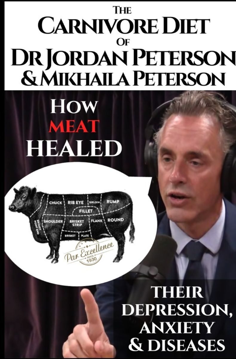 'The carnivore diet of Dr. Jordan Peterson and Mikhaila Peterson. How