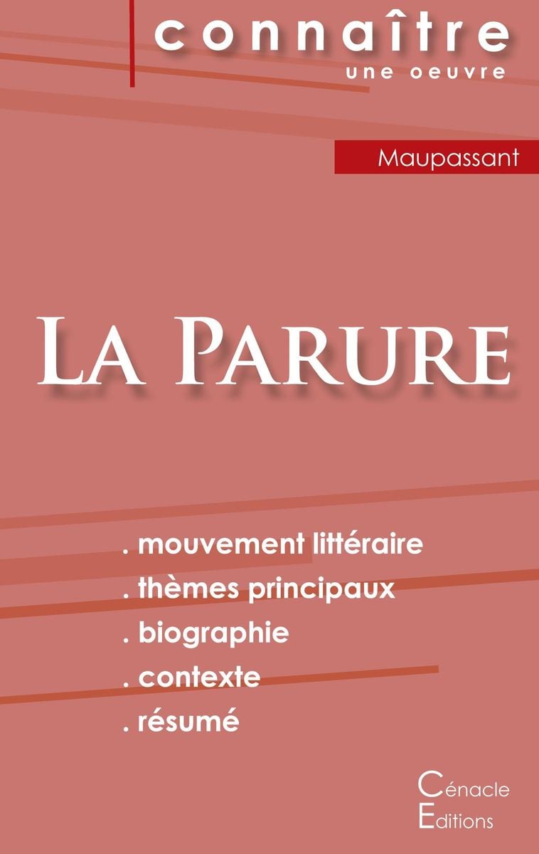 Fiche De Lecture La Parure De Guy De Maupassant Analyse Littéraire De Référence Et Résumé 